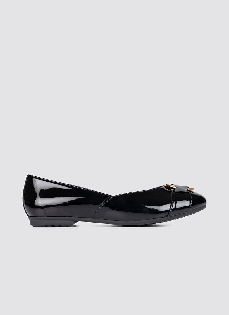 Language Shoes-Women-Circie Ballerina-Premium Leather-Black Colour-Formal Shoe
#color_black