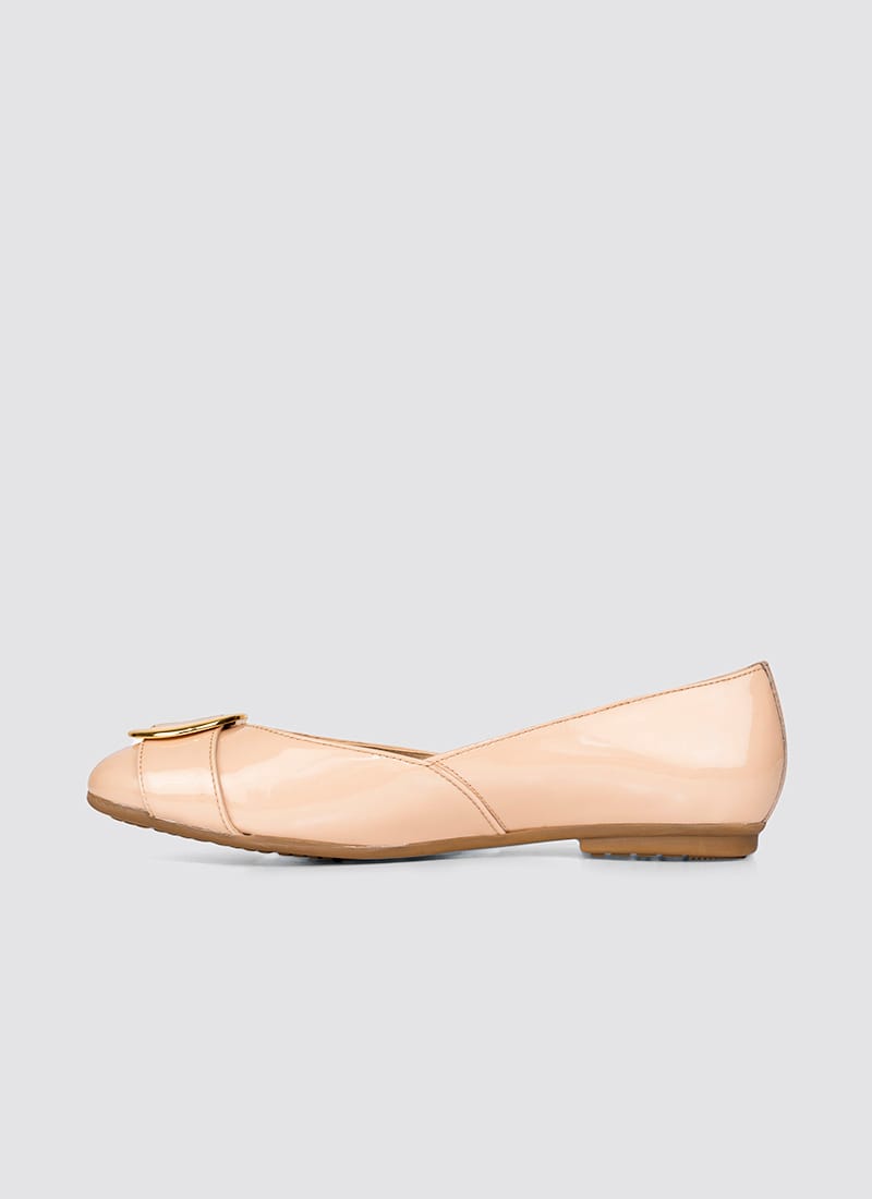 Language Shoes-Women-Circie Ballerina-Premium Leather-Rose Colour-Formal Shoe
#color_rose