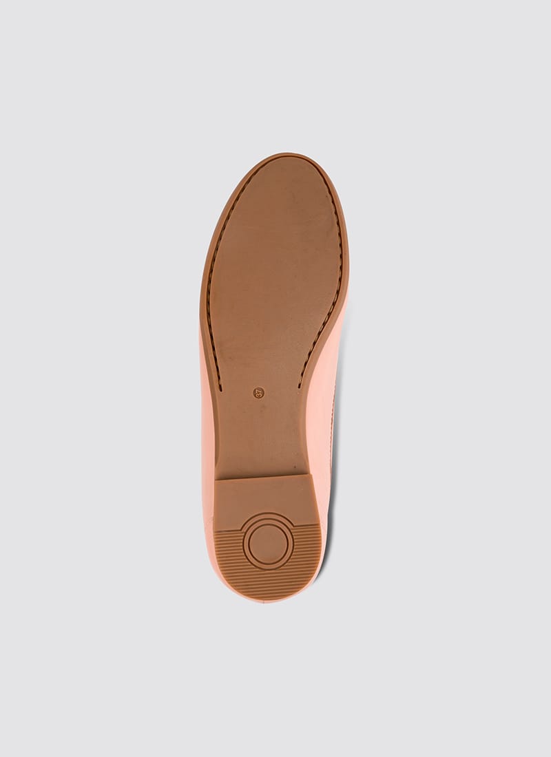 Language Shoes-Women-Selene Moccasin-Premium Leather-Pink Colour-Formal Shoe
#color_pink