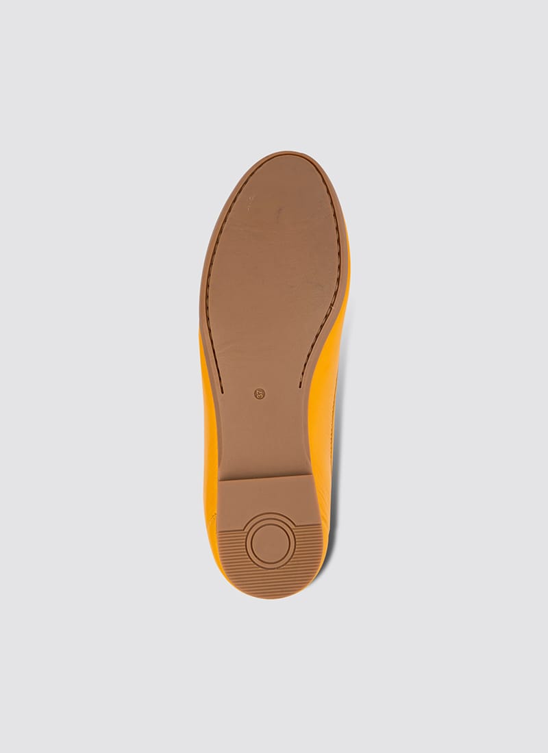 Language Shoes-Women-Selene Moccasin-Premium Leather-Senape Colour-Formal Shoe
#color_senape