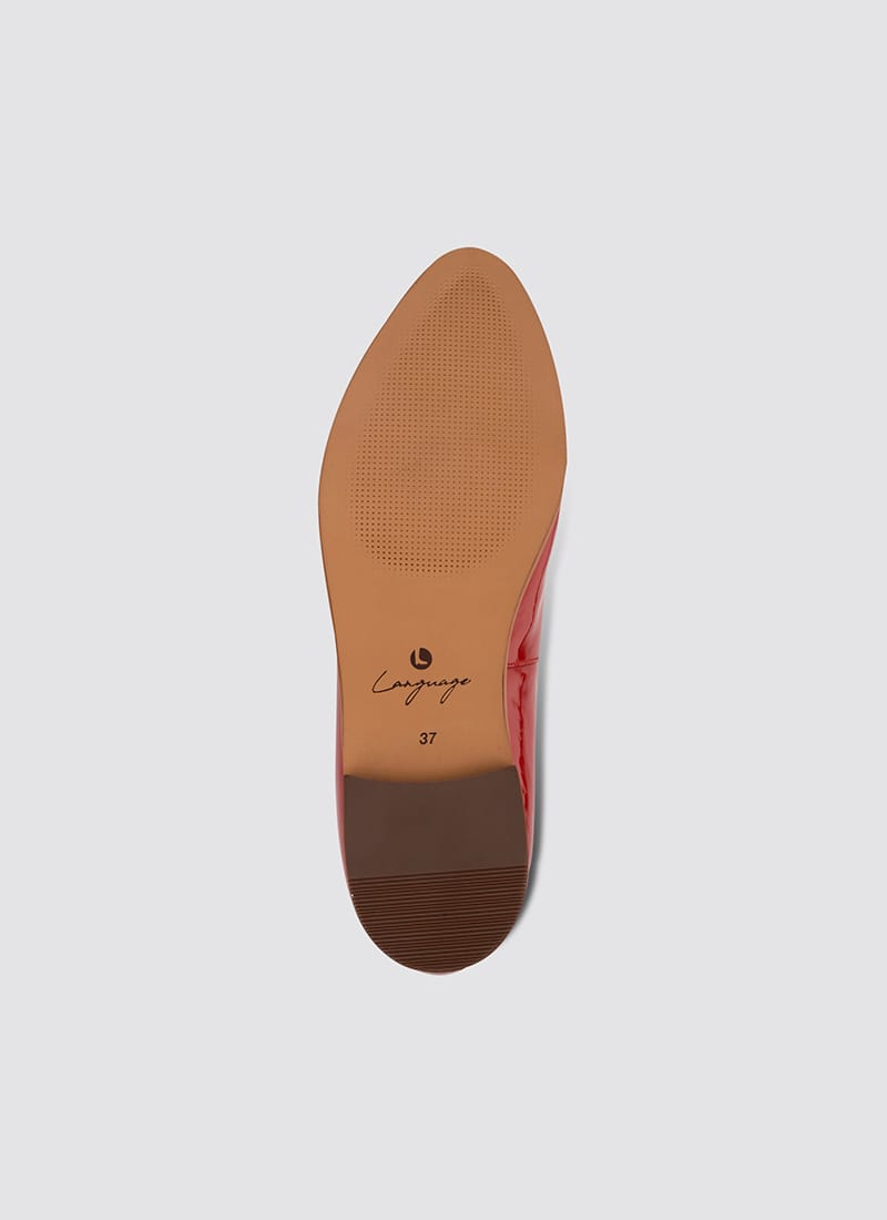 Language Shoes-Women-Urania Loafer-Premium Leather-Red Colour-Formal Shoe
#color_red