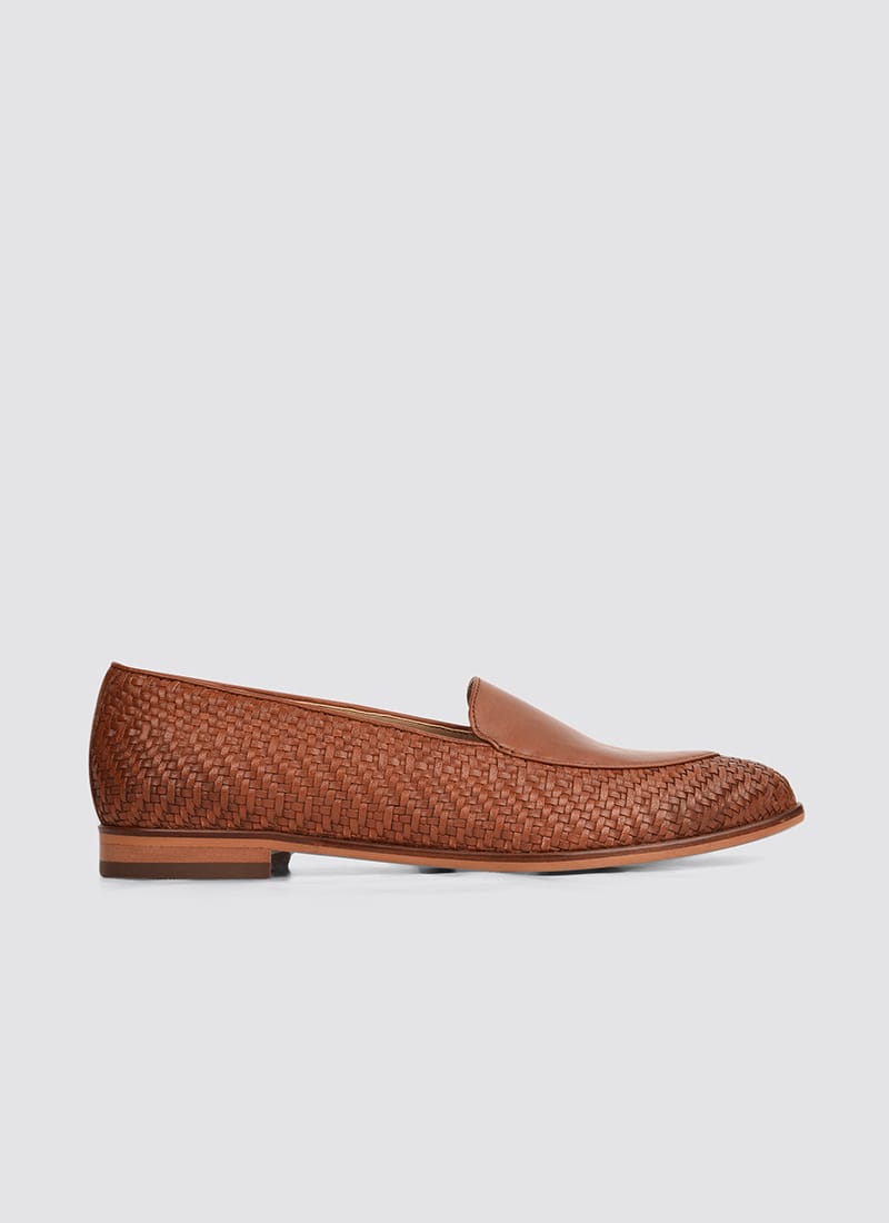 Language Shoes-Women-Maia Loafer-Premium Leather-Tan Colour-Formal Shoe
#color_tan