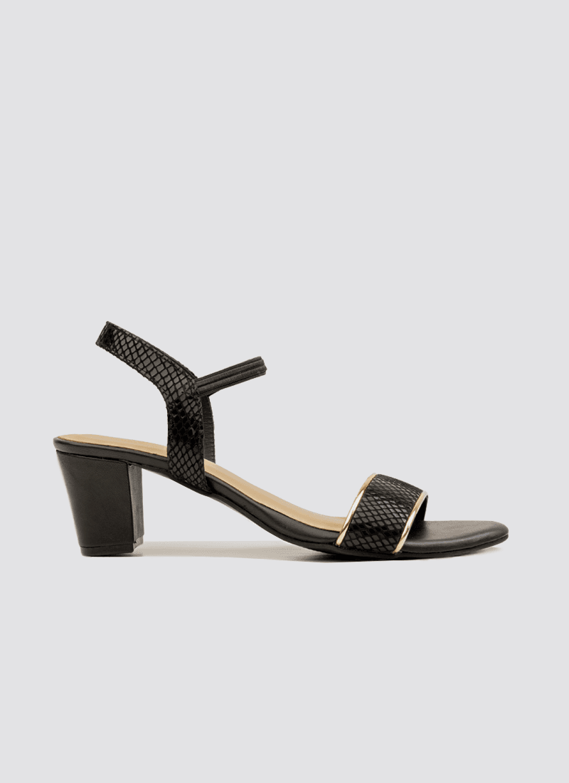 Language Shoes-Women-Chloe Block Heel-Premium Leather-Black Colour-Heels-4
#color_black