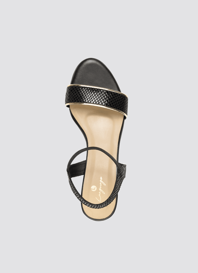 Language Shoes-Women-Chloe Block Heel-Premium Leather-Black Colour-Heels
#color_black