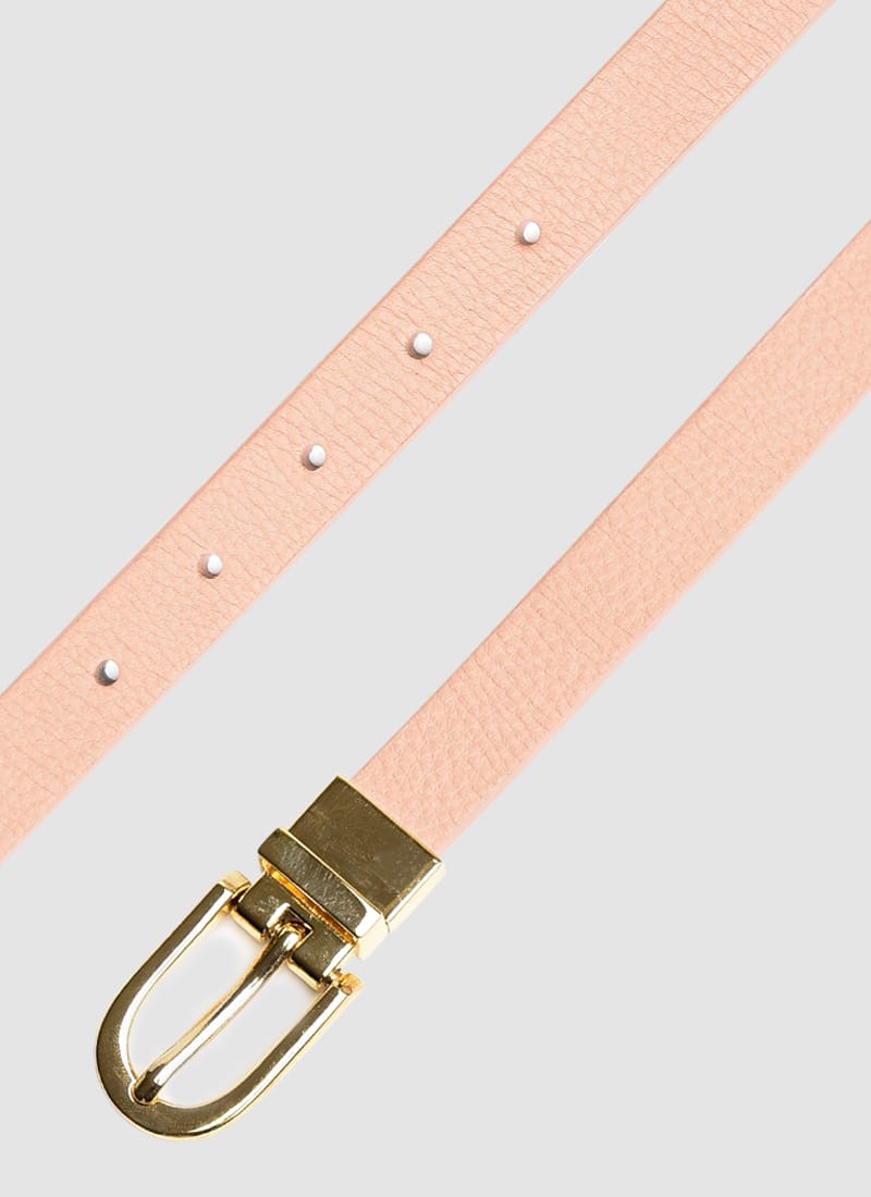 Language Shoes-Women-Eliza Belt-Premium Leather-Pink/Rose Colour-Belt