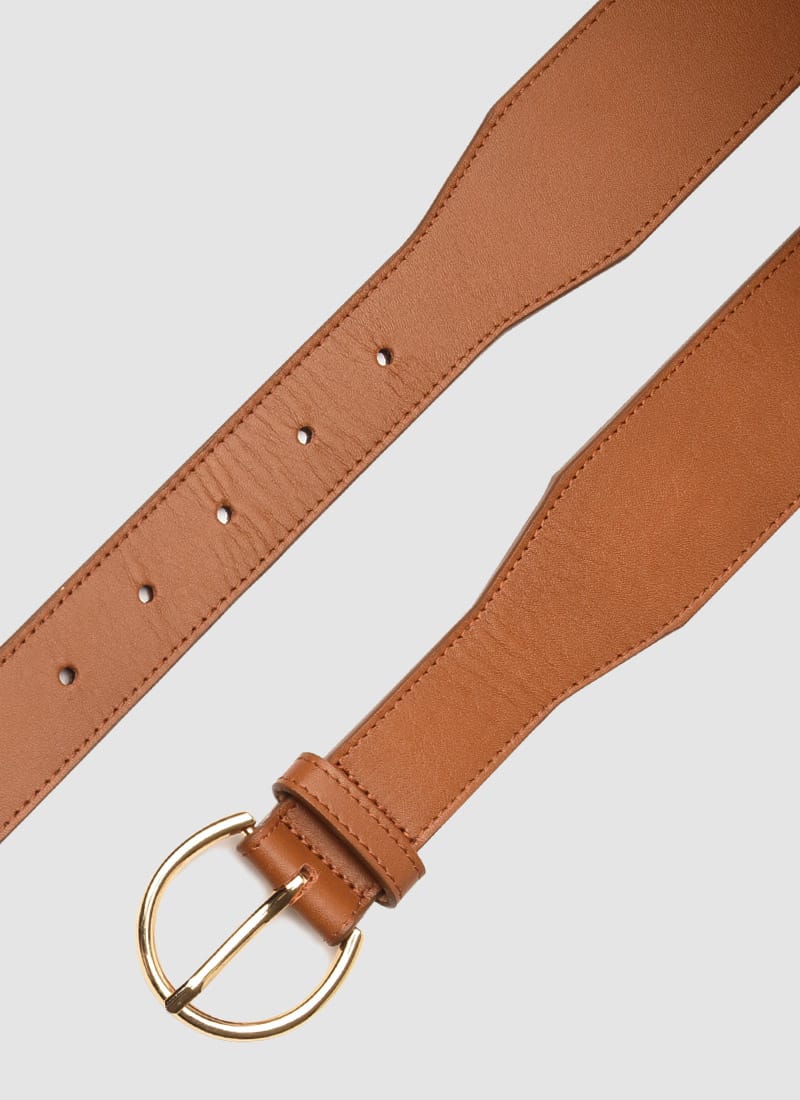 Language Shoes-Women-Lilliana Belt-Premium Leather-Tan Colour-Belt