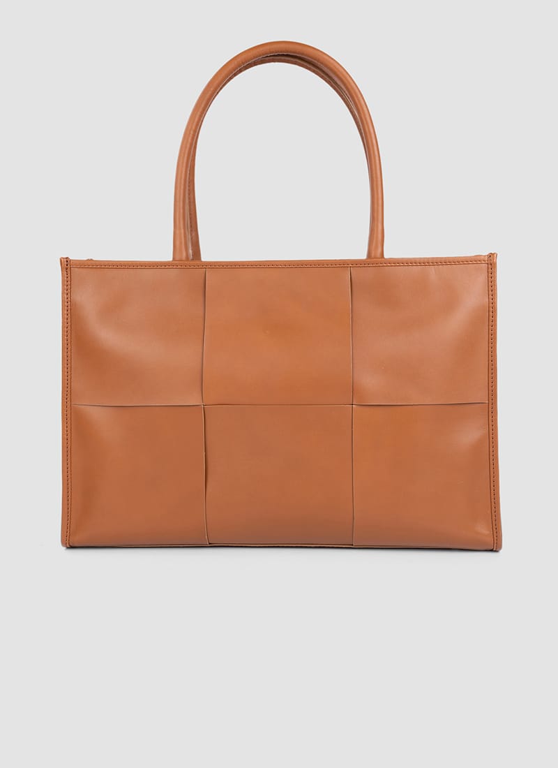 Language Shoes-Women-Mocha Tote-Premium Leather-Tan Colour-Leather Accessories