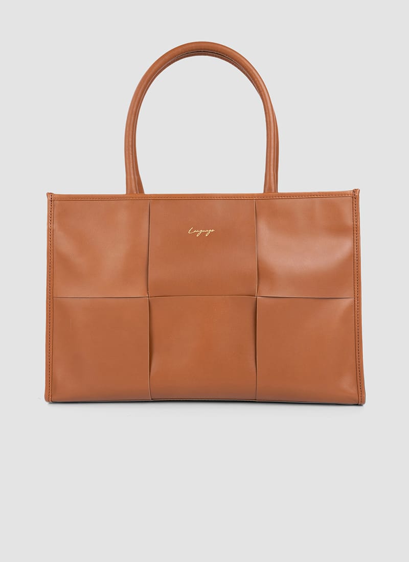 Language Shoes-Women-Mocha Tote-Premium Leather-Tan Colour-Leather Accessories