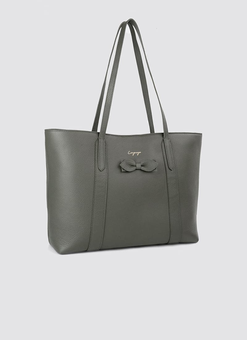 Language Shoes-Women-Amethyst Tote-Premium Leather-Sage Colour-Leather Accessories
#color_sage