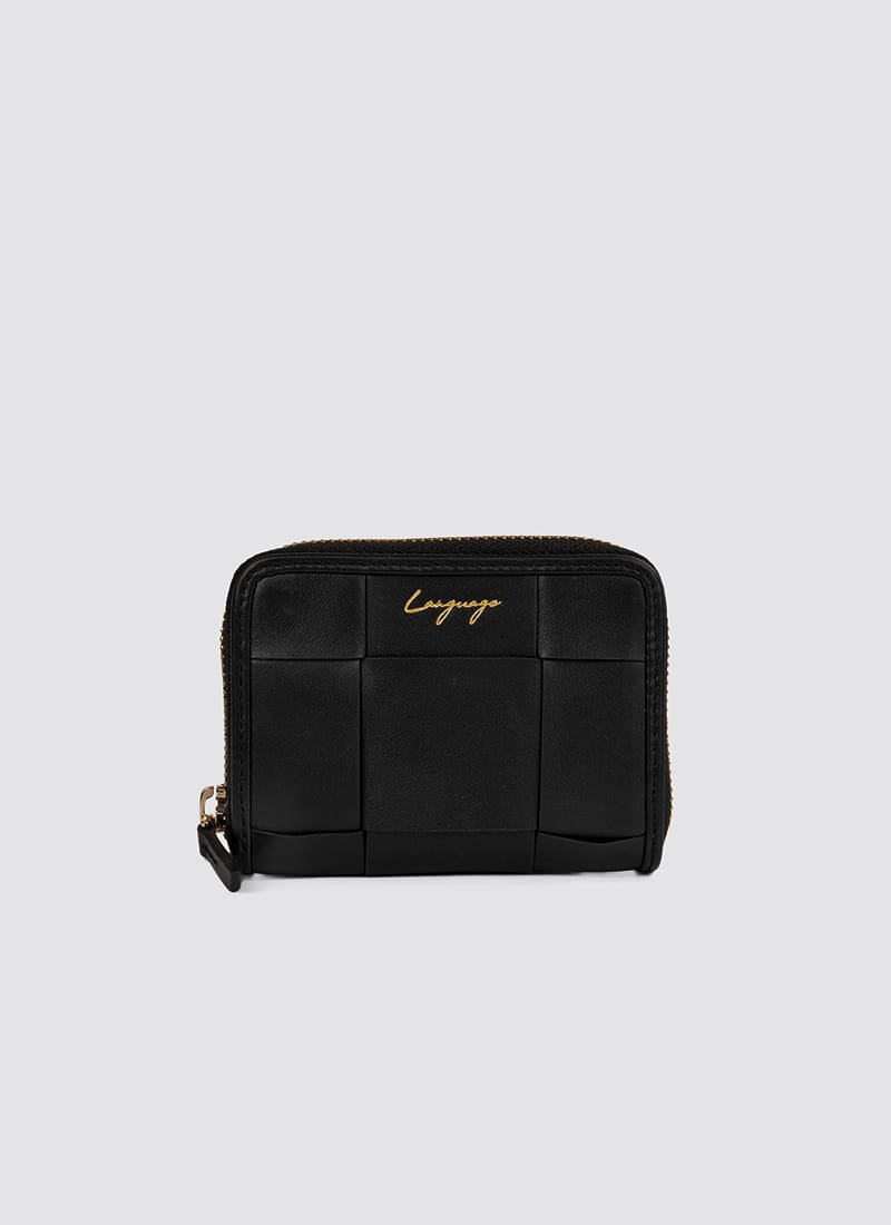 Language Shoes-Women-Rosa Wallet-Premium Leather-Black Colour-Leather Accessories