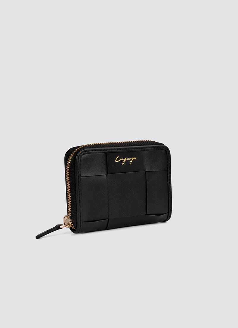 Language Shoes-Women-Rosa Wallet-Premium Leather-Black Colour-Leather Accessories