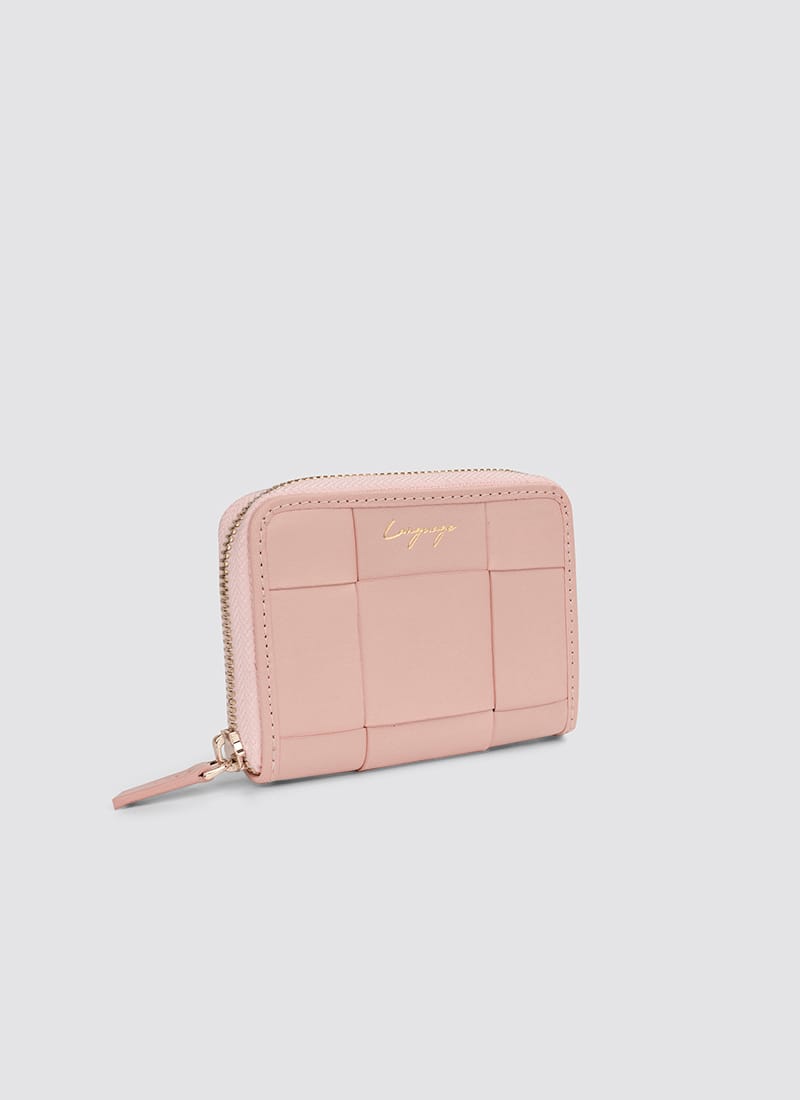 Language Shoes-Women-Rosa Wallet-Premium Leather-Pink Colour-Leather Accessories