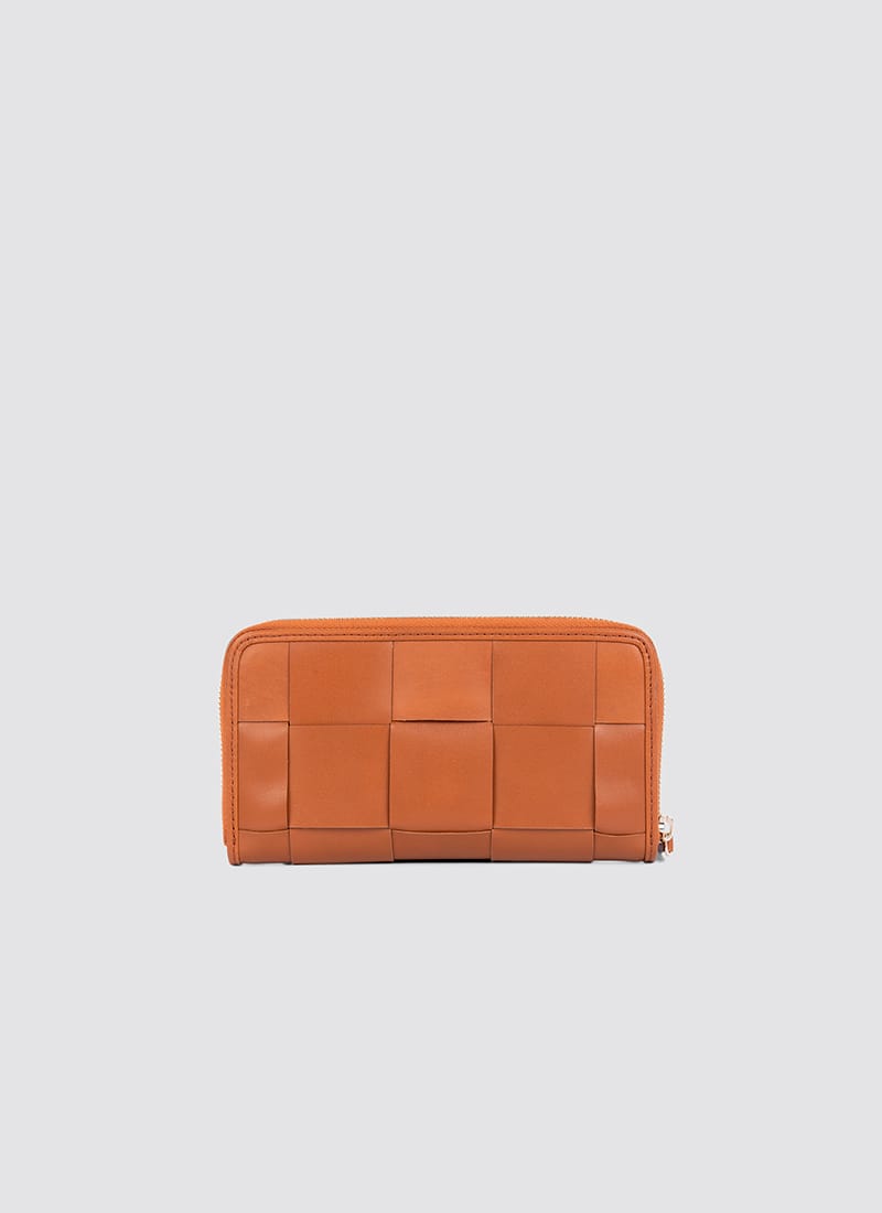 Language Shoes-Women-Coco Long Wallet-Premium Leather-Tan Colour-Leather Accessories