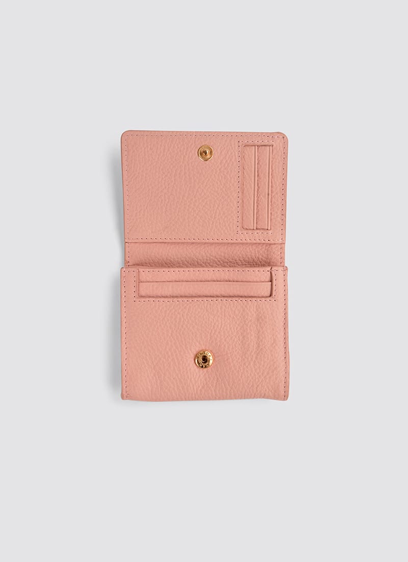 Language Shoes-Women-Siena Wallet-Premium Leather-Pink Colour-Leather Accessories