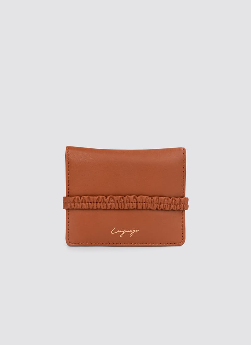 Language Shoes-Women-Ebony Wallet-Premium Leather-Tan Colour-Leather Accessories