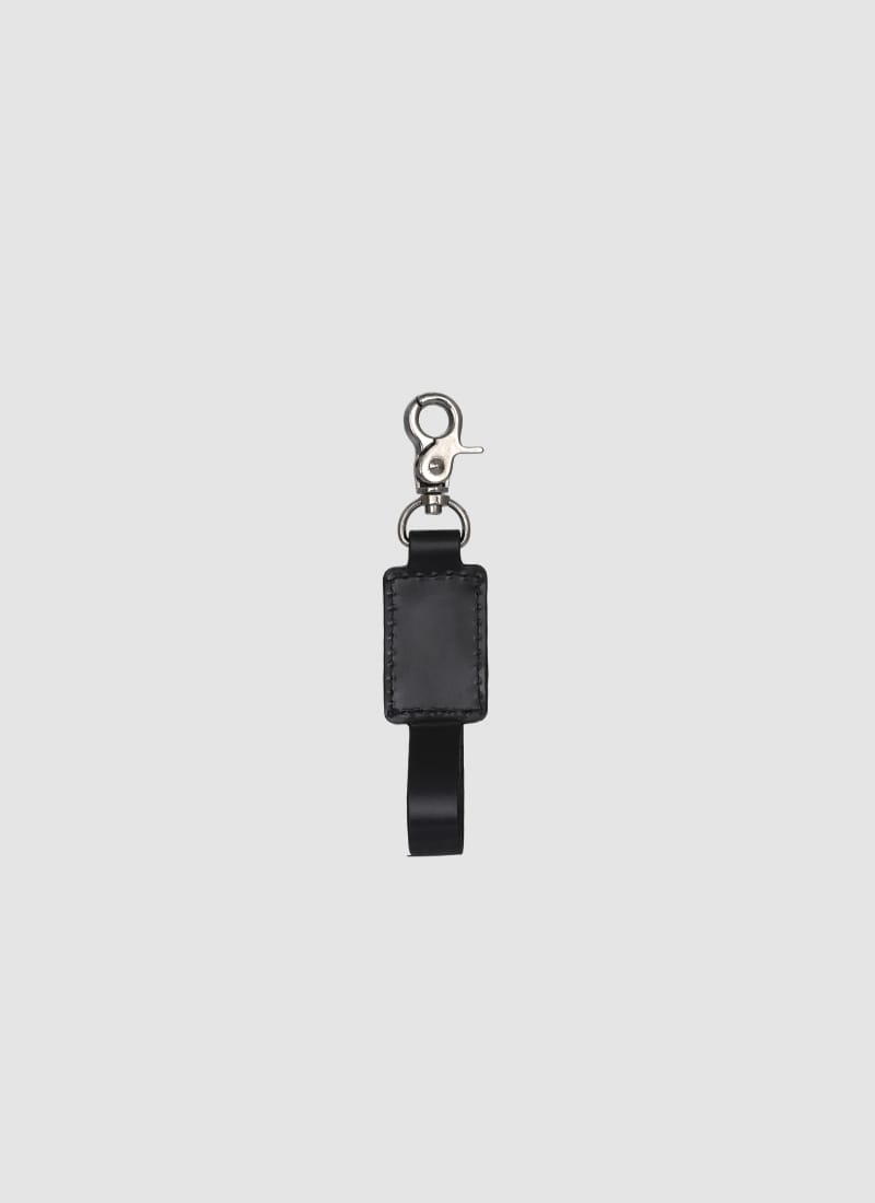 Language Shoes-Men-West Key Chain with Dog Hook-Premium Leather-Black Colour-Leather
Accessories