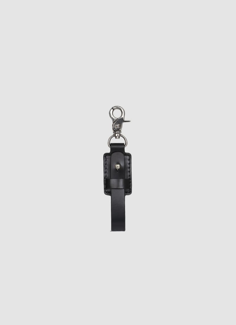 Language Shoes-Men-West Key Chain with Dog Hook-Premium Leather-Black Colour-Leather
Accessories