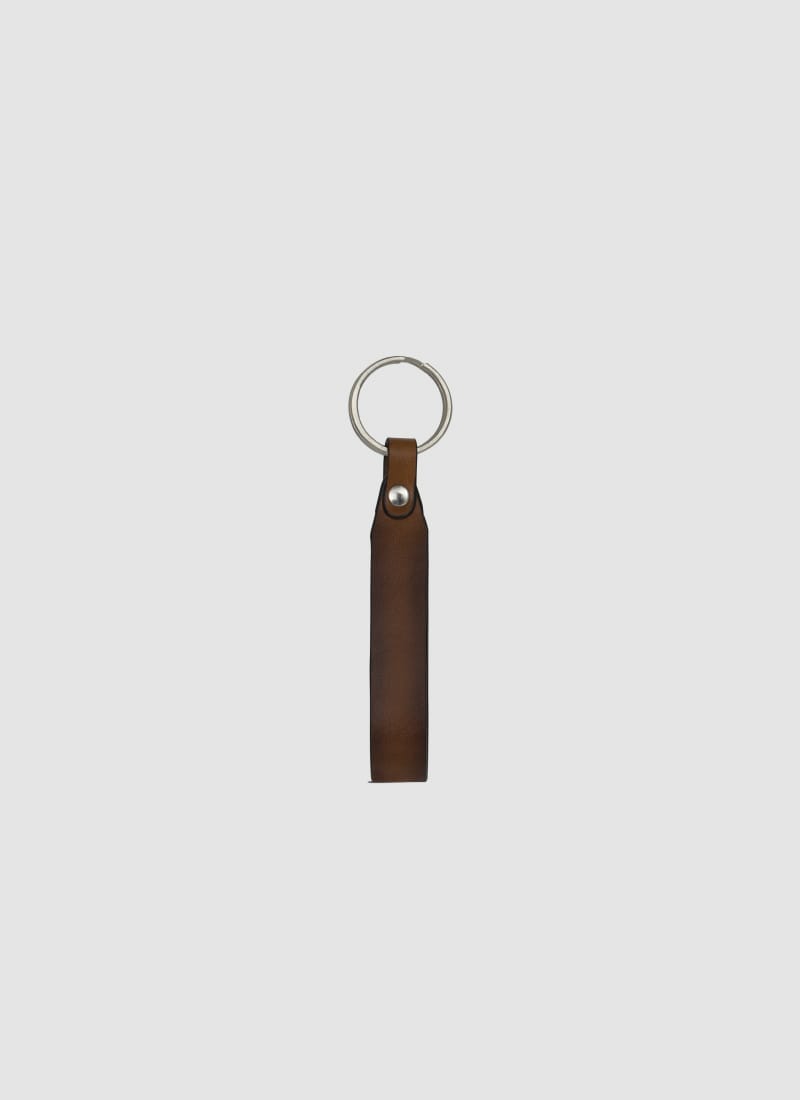 Language Shoes-Men-Frank Keychain-Premium Leather-Tan Colour-Leather Accessories