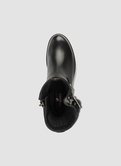 Language Shoes-Men-Kiera Boot-Premium Leather-Black Colour-Boot
