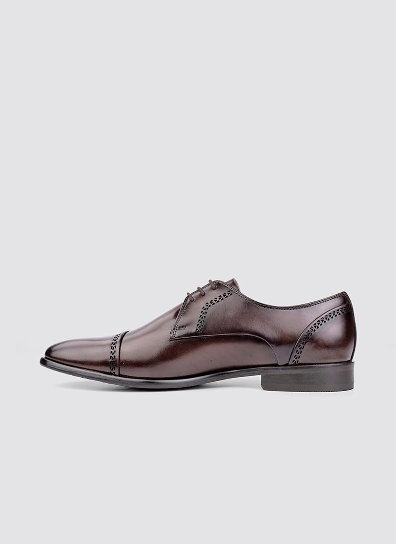 Language Shoes-Men-Dylaney Derby-Premium Leather-Brown Colour-Formal Shoe
#color_brown