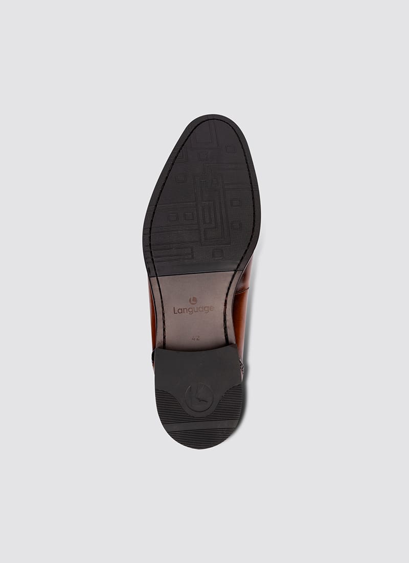 Language Shoes-Men-Dylaney Derby-Premium Leather-Tan Colour-Formal Shoe
#color_tan