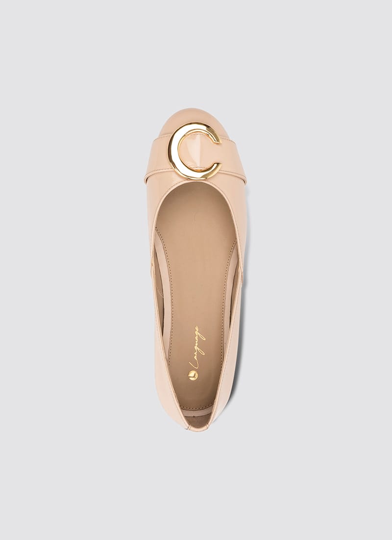 Language Shoes-Women-Circie Ballerina-Premium Leather-Rose Colour-Formal Shoe
#color_rose