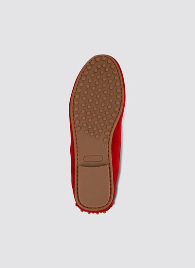 Language Shoes-Women-Bia Moccasin-Premium Leather-Red Colour-Formal Shoe
