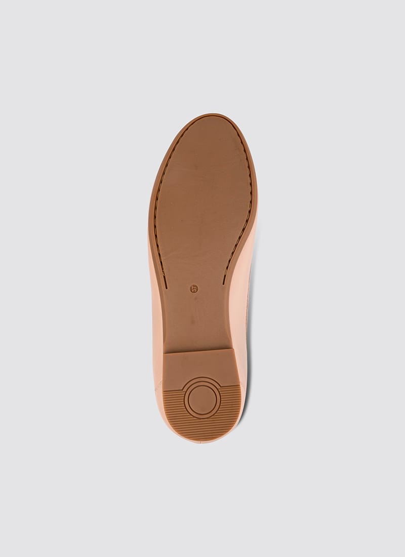 Language Shoes-Women-Selene Moccasin-Premium Leather-Rose Colour-Formal Shoe
#color_rose
