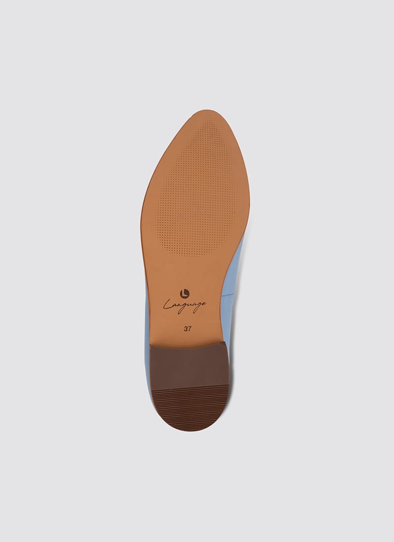 Language Shoes-Women-Calypso Loafer-Premium Leather-Blue Colour-Formal Shoe
