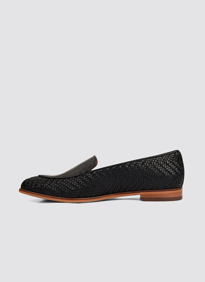 Language Shoes-Women-Maia Loafer-Premium Leather-Black Colour-Formal Shoe
