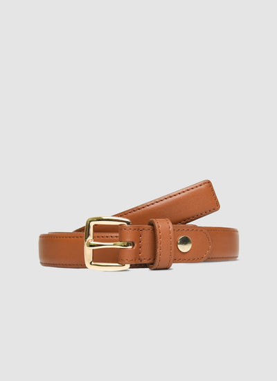 Language Shoes-Women-Bernadette Belt-Premium Leather-Tan Colour-Belt
