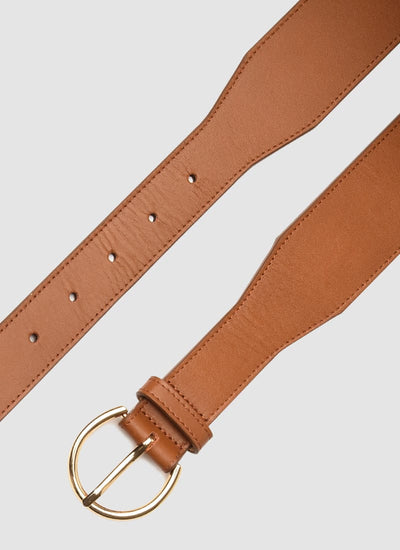 Language Shoes-Women-Lilliana Belt-Premium Leather-Tan Colour-Belt
