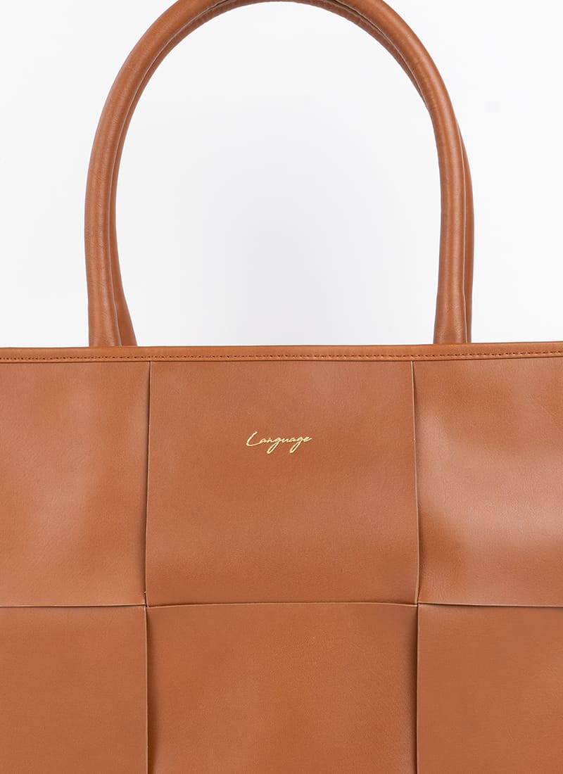 Language Shoes-Women-Mocha Tote-Premium Leather-Tan Colour-Leather Accessories
