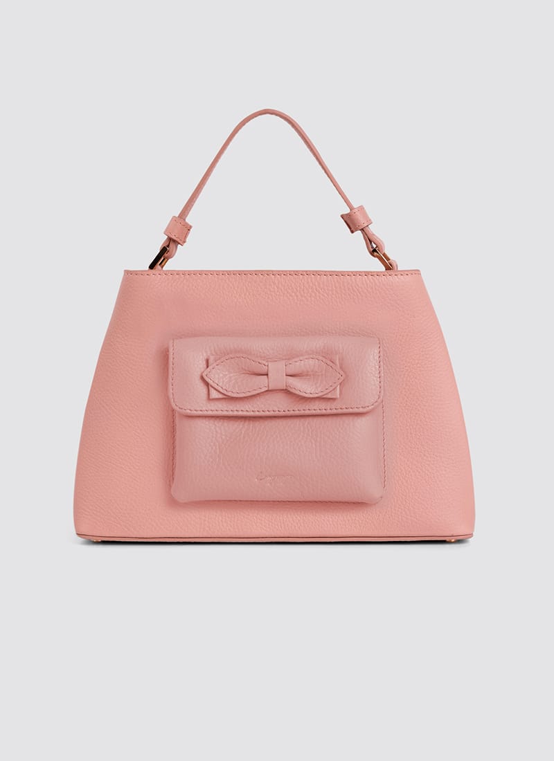 Language Shoes-Women-Flamingo Hand Bag-Premium Leather-Pink Colour-Leather Accessories
