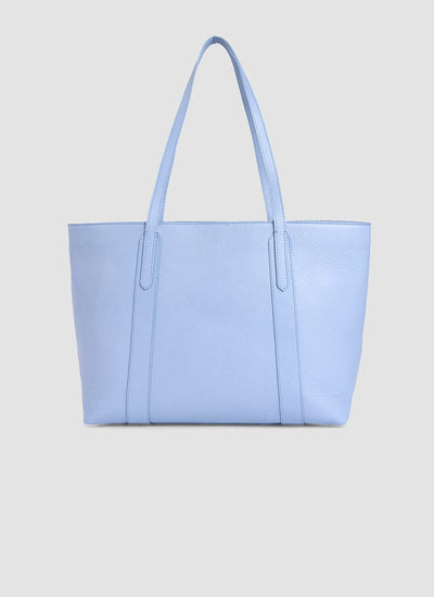 Language Shoes-Women-Amethyst Tote-Premium Leather-Blue Colour-Leather Accessories
