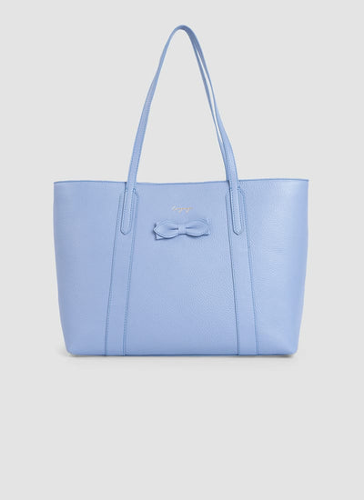 Language Shoes-Women-Amethyst Tote-Premium Leather-Blue Colour-Leather Accessories
