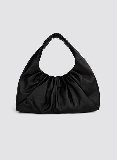 Language Shoes-Women-Biscotti Hand Bag-Premium Leather-Black Colour-Leather Accessories
