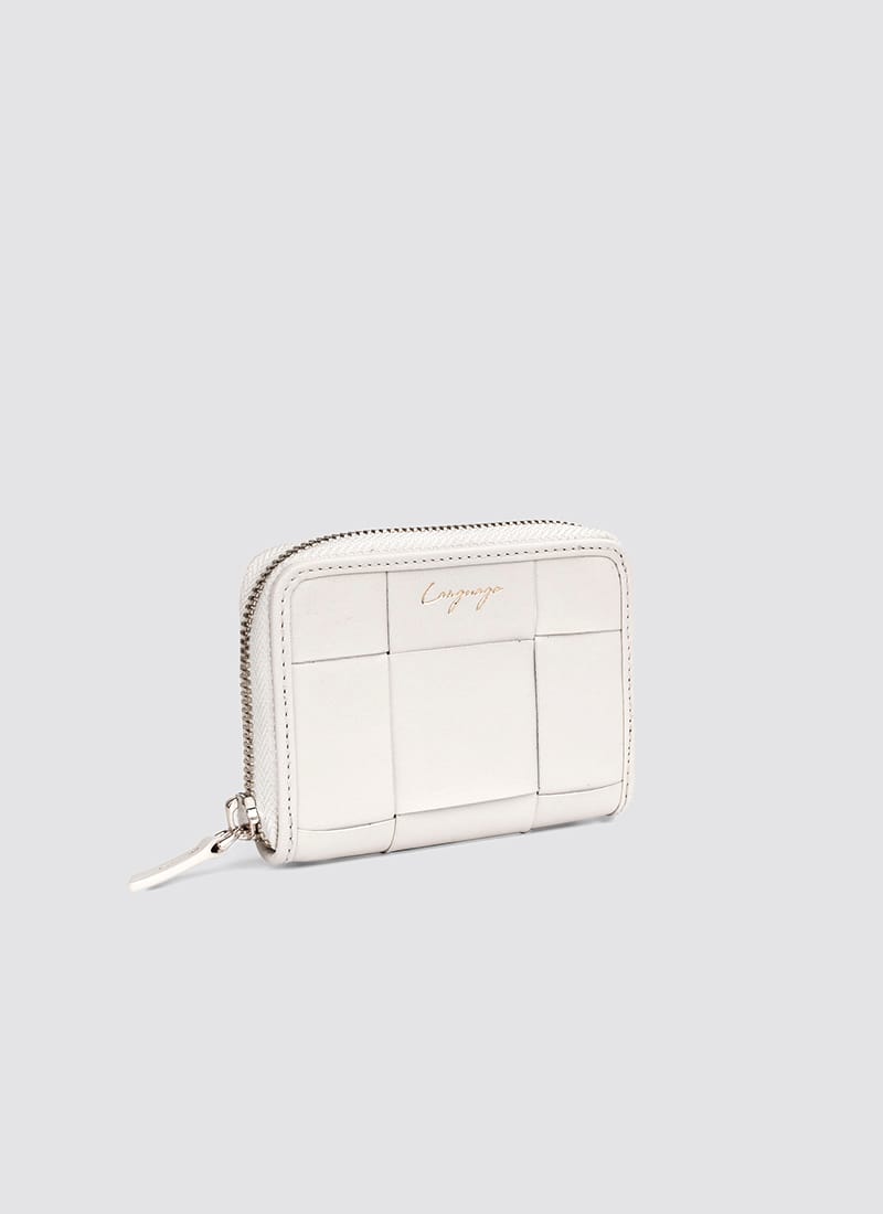 Language Shoes-Women-Rosa Wallet-Premium Leather-Ecru Colour-Leather Accessories
