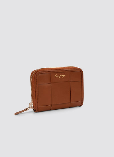 Language Shoes-Women-Rosa Wallet-Premium Leather-Tan Colour-Leather Accessories
