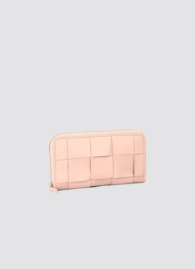 Language Shoes-Women-Coco Long Wallet-Premium Leather-Rose Colour-Leather Accessories

