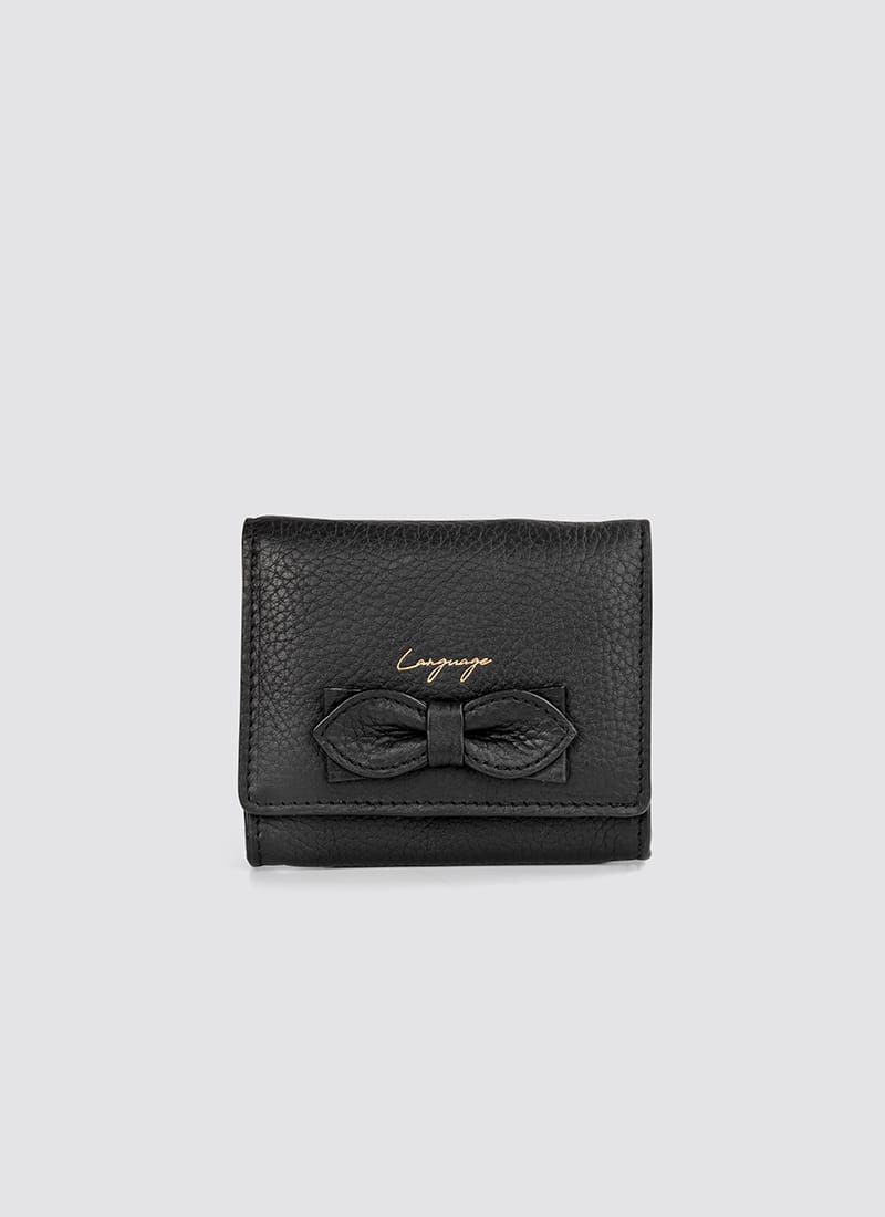 Language Shoes-Women-Siena Wallet-Premium Leather-Black Colour-Leather Accessories
