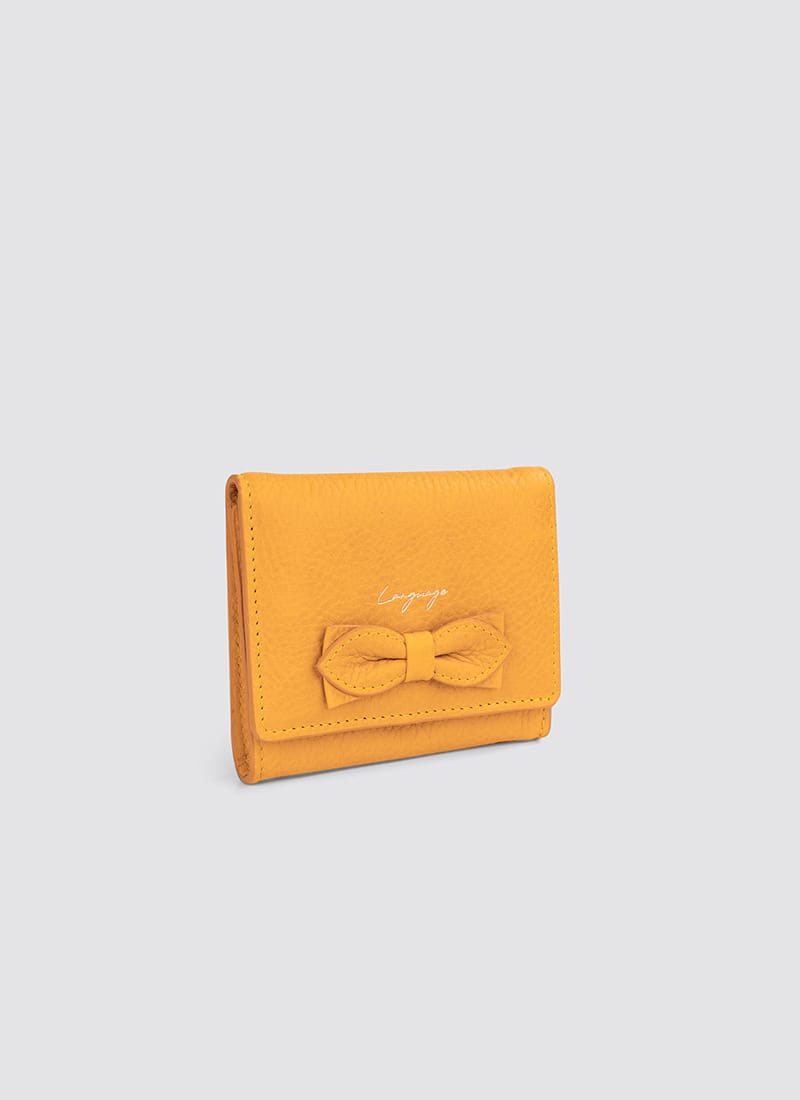 Language Shoes-Women-Siena Wallet-Premium Leather-Senape Colour-Leather Accessories
