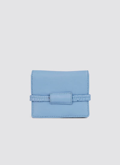 Language Shoes-Women-Ebony Wallet-Premium Leather-Blue Colour-Leather Accessories
