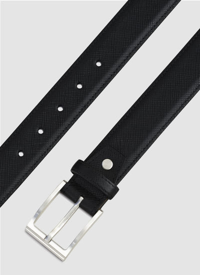 Language Shoes-Men-Lorin Belt-Premium Leather-Black Colour-Belt
