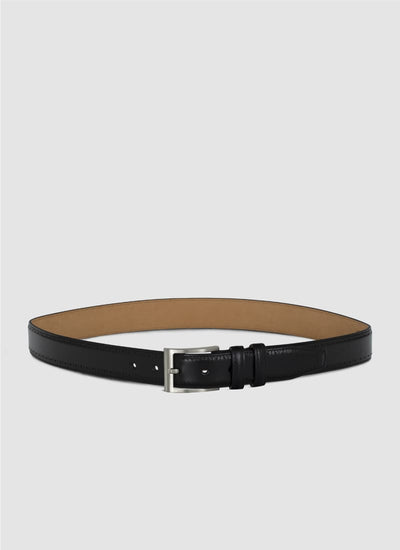 Language Shoes-Men-Roger Belt-Premium Leather-Black Colour-Belt
