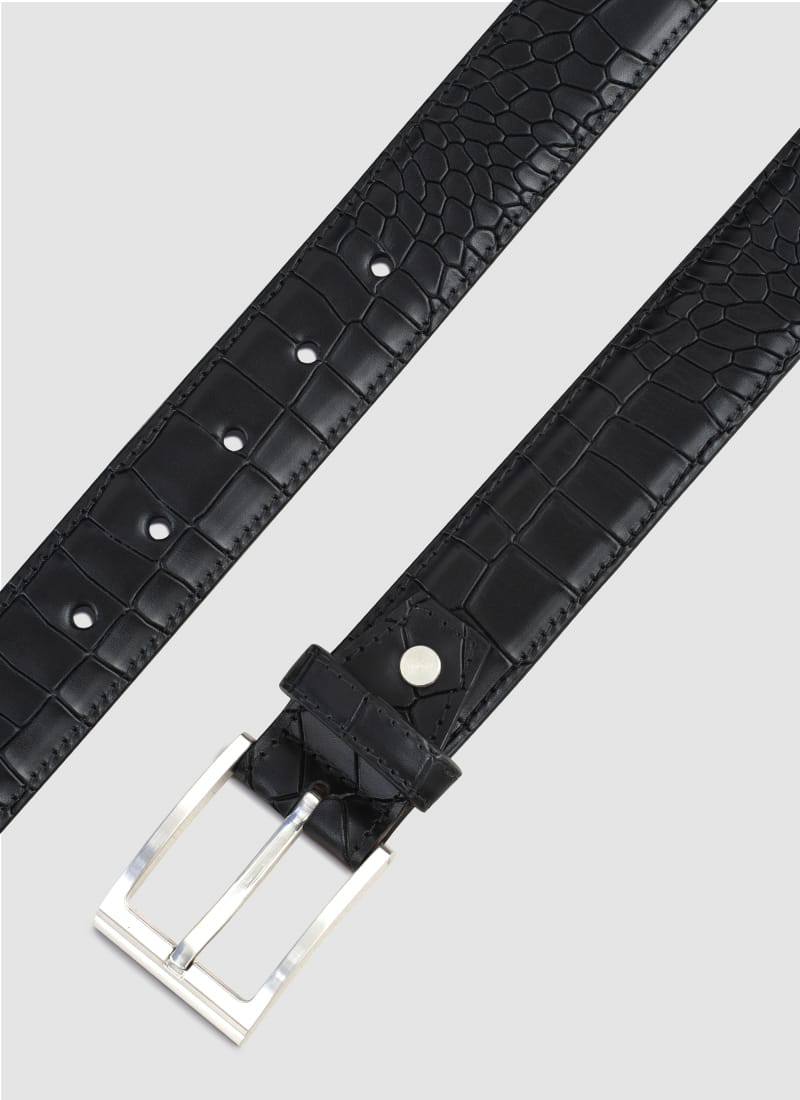 Language Shoes-Men-Kendrick Belt-Premium Leather-Black Colour-Belt
