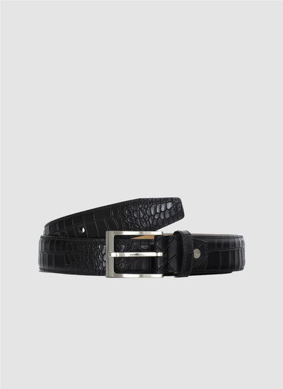Language Shoes-Men-Kendrick Belt-Premium Leather-Black Colour-Belt
