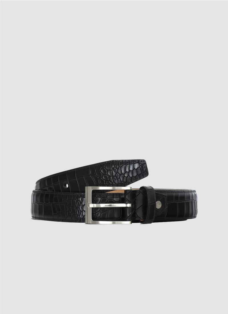 Language Shoes-Men-Kendrick Belt-Premium Leather-Black Colour-Belt
