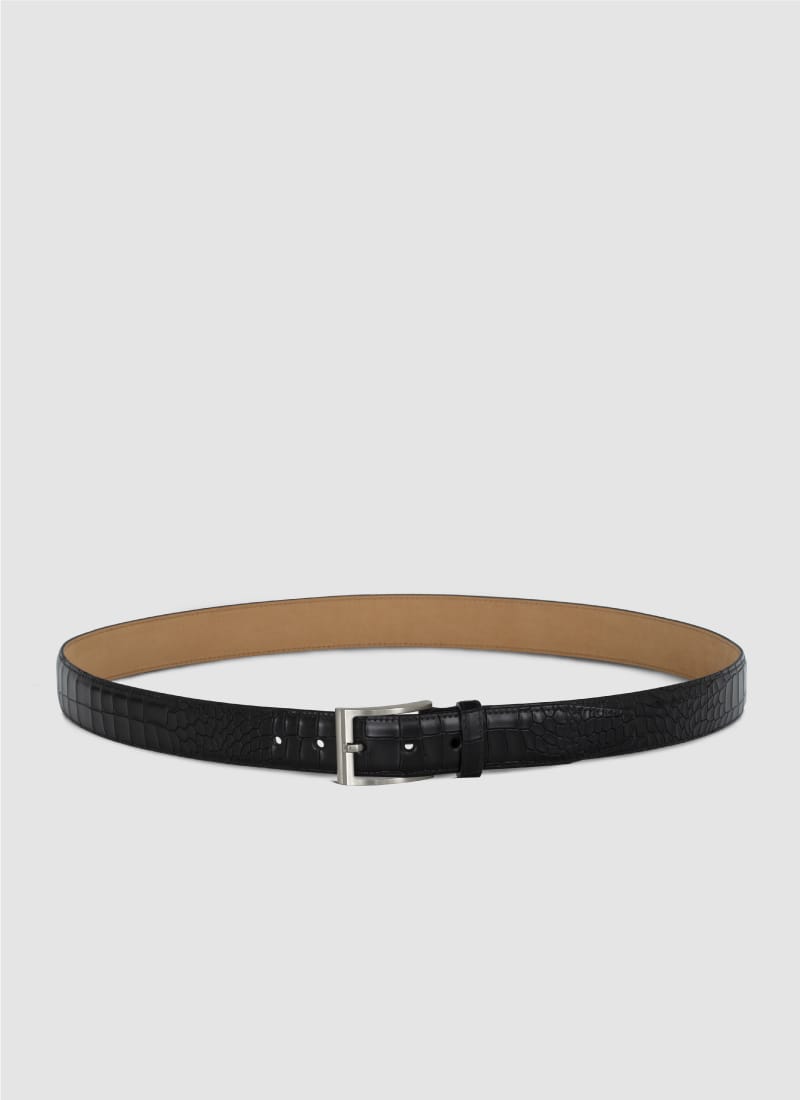 Language Shoes-Men-Kendrick Belt-Premium Leather-Black Colour-Belt
